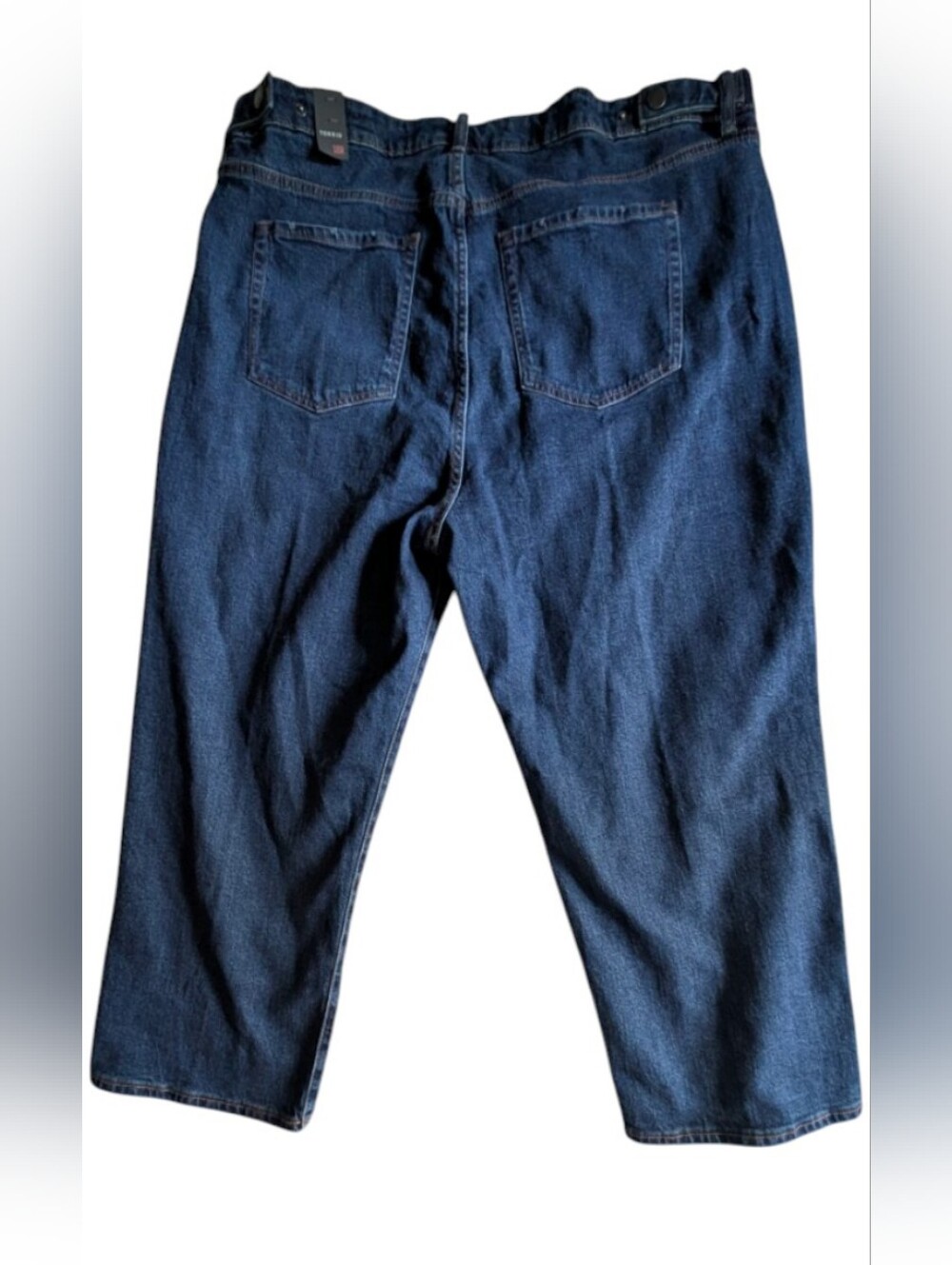 Torrid High Riseβ Ankle Crop Jeans Sz 18 Dark Wash Wide Leg Plus Size Denim NWT